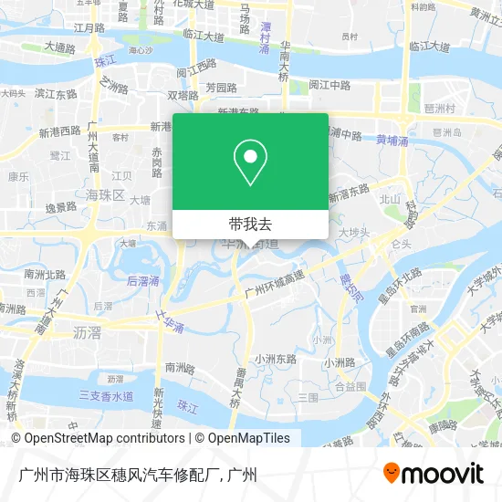 广州市海珠区穗风汽车修配厂地图