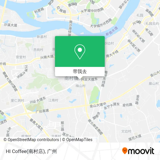 HI Coffee(南村店)地图