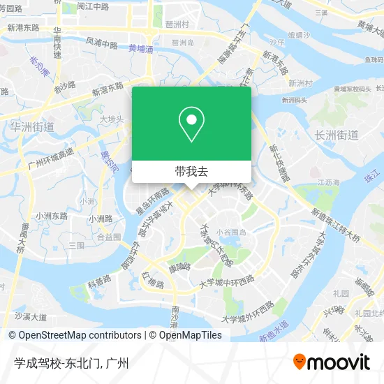 学成驾校-东北门地图