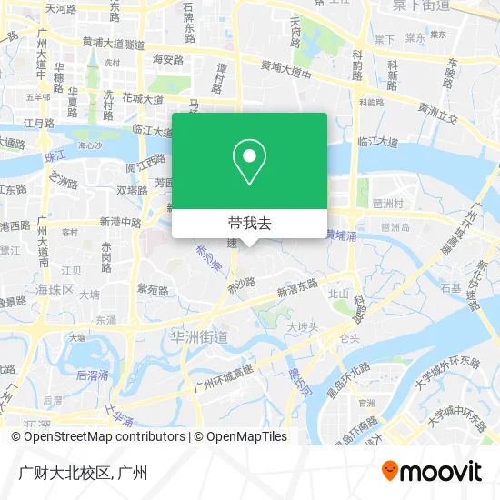 广财大北校区地图