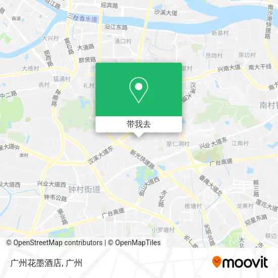 广州花墨酒店地图