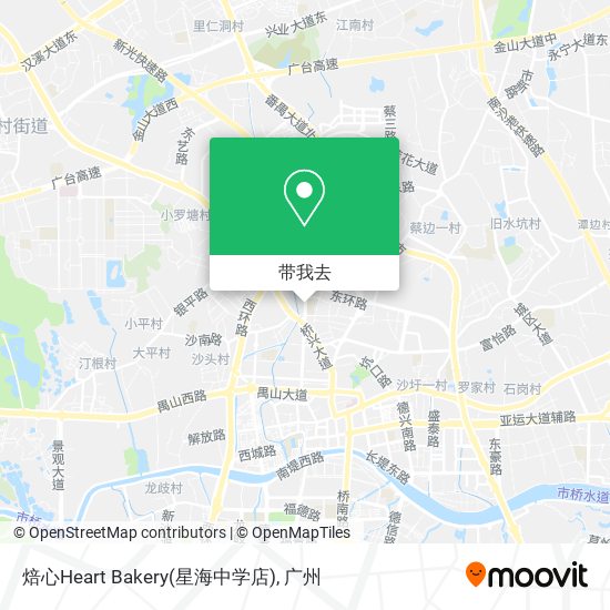 焙心Heart Bakery(星海中学店)地图