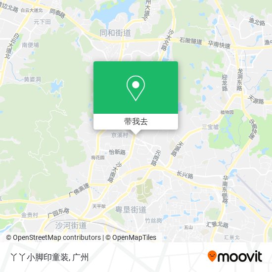 丫丫小脚印童装地图
