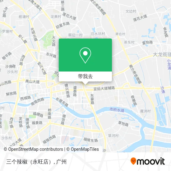 三个辣椒（永旺店）地图