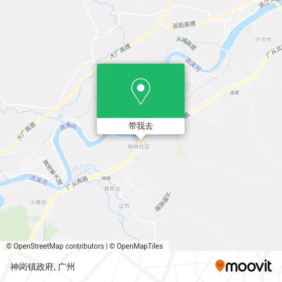 神岗镇政府地图