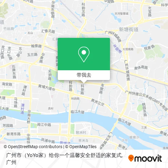 广州市（YoYo家）给你一个温馨安全舒适的家复式地图