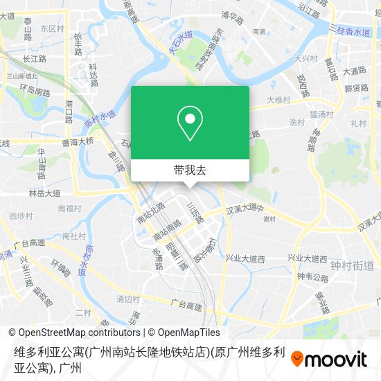 维多利亚公寓(广州南站长隆地铁站店)(原广州维多利亚公寓)地图