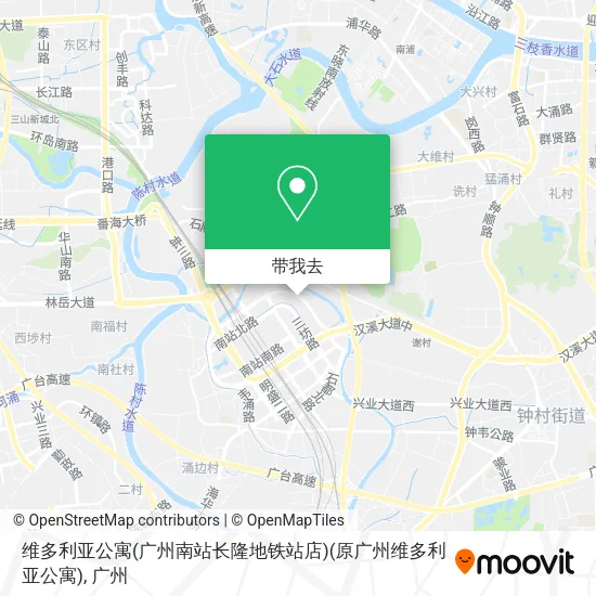 维多利亚公寓(广州南站长隆地铁站店)(原广州维多利亚公寓)地图