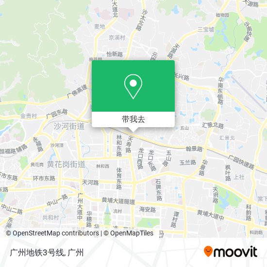 广州地铁3号线地图