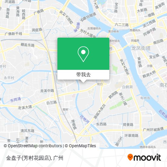 金盘子(芳村花园店)地图