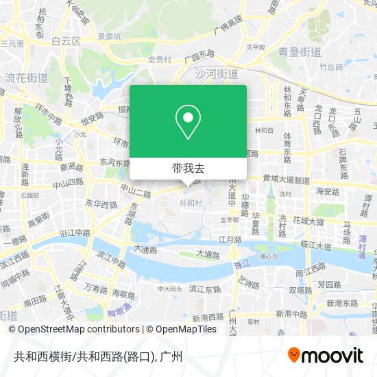 共和西横街/共和西路(路口)地图