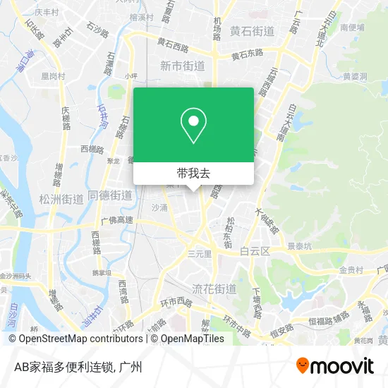 AB家福多便利连锁地图