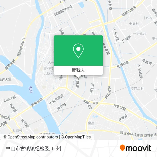 中山市古镇镇纪检委地图