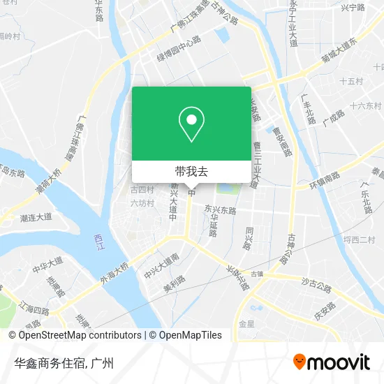 华鑫商务住宿地图