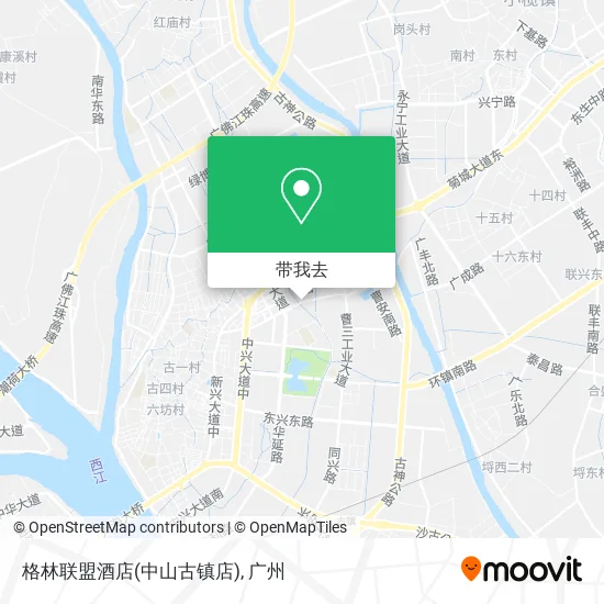格林联盟酒店(中山古镇店)地图