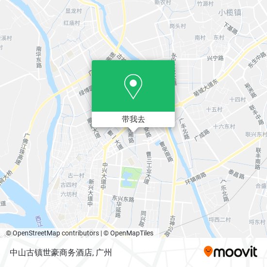 中山古镇世豪商务酒店地图