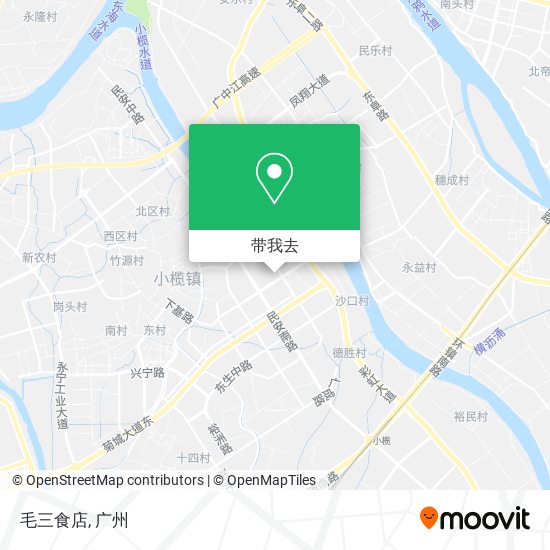 毛三食店地图