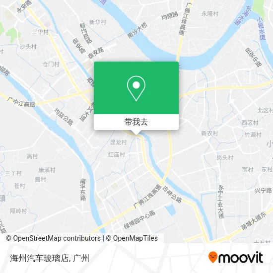 海州汽车玻璃店地图