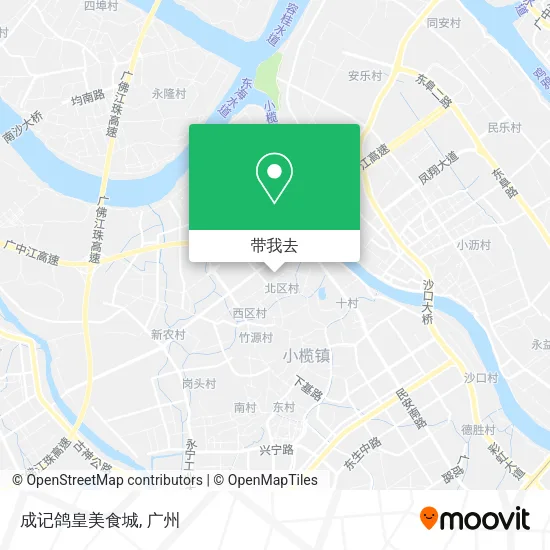 成记鸽皇美食城地图