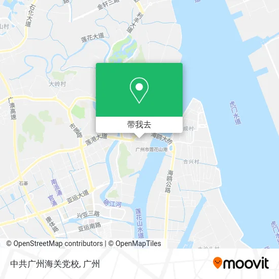 中共广州海关党校地图