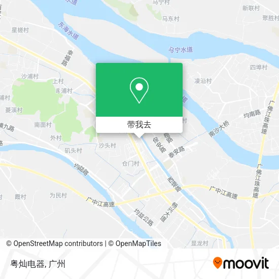 粤灿电器地图