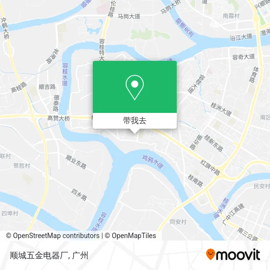 顺城五金电器厂地图