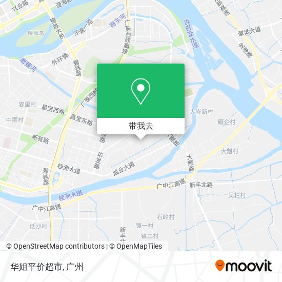 华姐平价超市地图