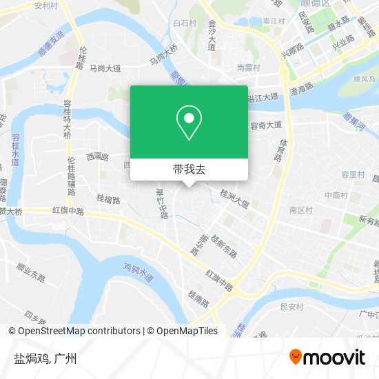 盐焗鸡地图