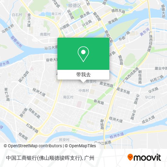中国工商银行(佛山顺德骏晖支行)地图