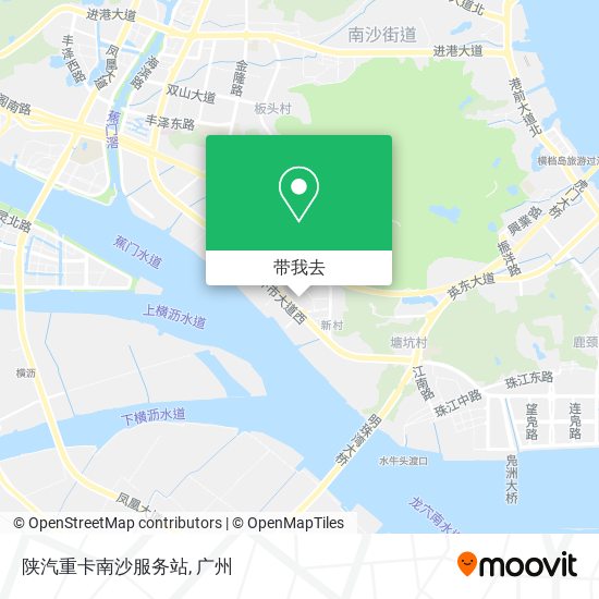 陕汽重卡南沙服务站地图