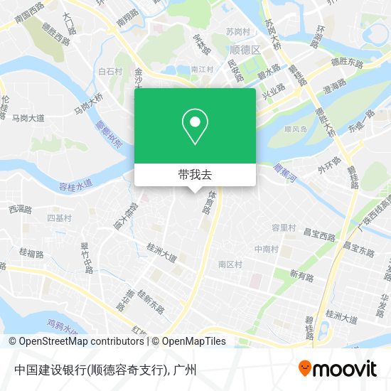 中国建设银行(顺德容奇支行)地图