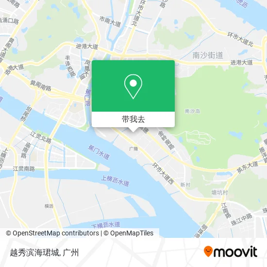 越秀滨海珺城地图