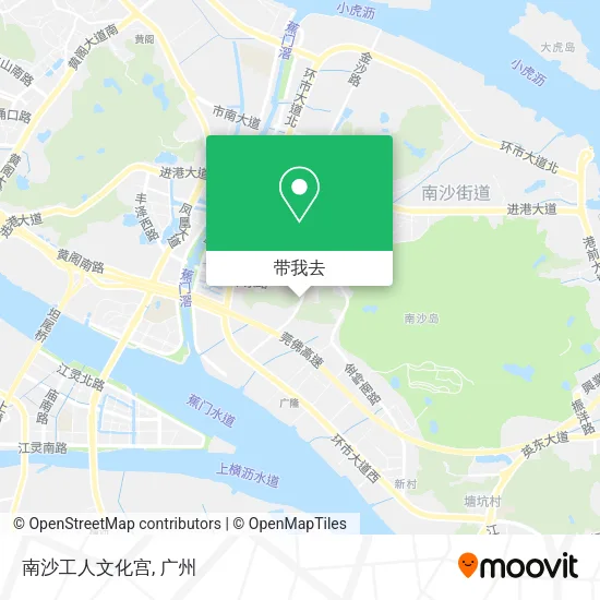 南沙工人文化宫地图