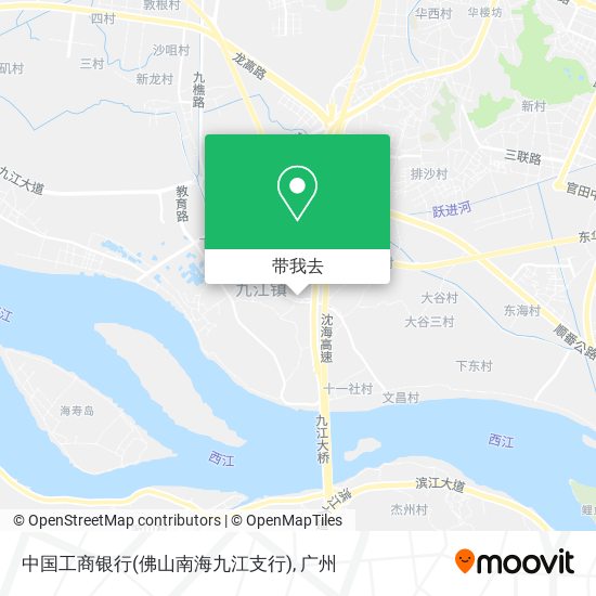 中国工商银行(佛山南海九江支行)地图