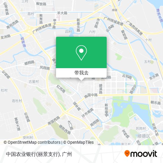 中国农业银行(丽景支行)地图