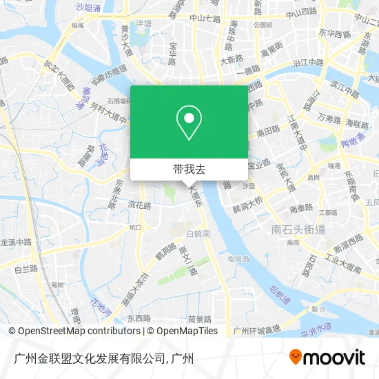 广州金联盟文化发展有限公司地图