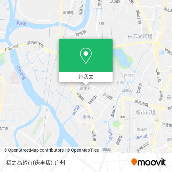 福之岛超市(庆丰店)地图