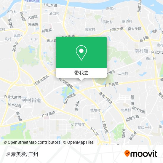 名豪美发地图