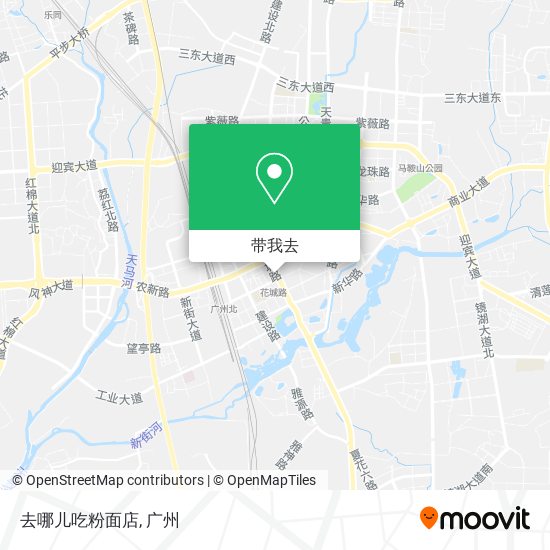 去哪儿吃粉面店地图