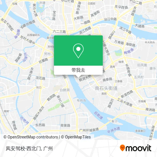凤安驾校-西北门地图