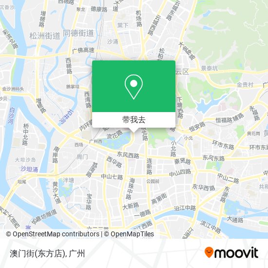 澳门街(东方店)地图