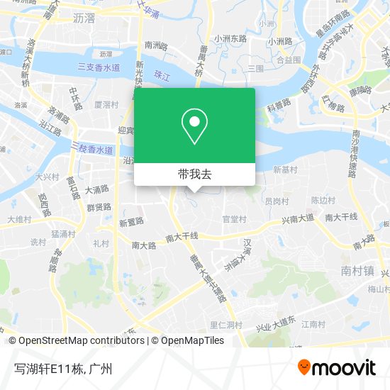 写湖轩E11栋地图