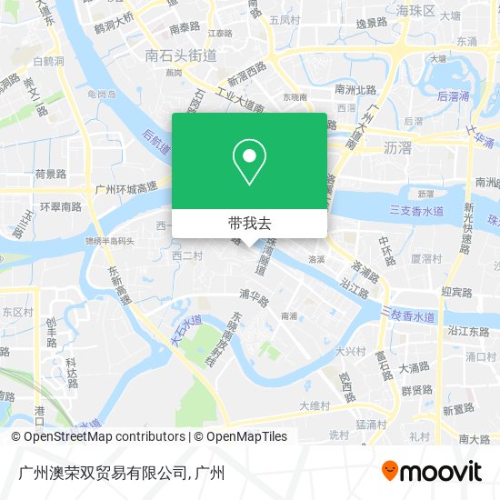 广州澳荣双贸易有限公司地图