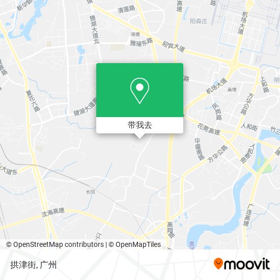 拱津街地图