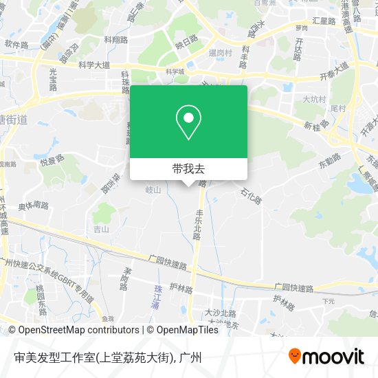审美发型工作室(上堂荔苑大街)地图