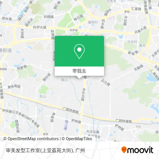 审美发型工作室(上堂荔苑大街)地图