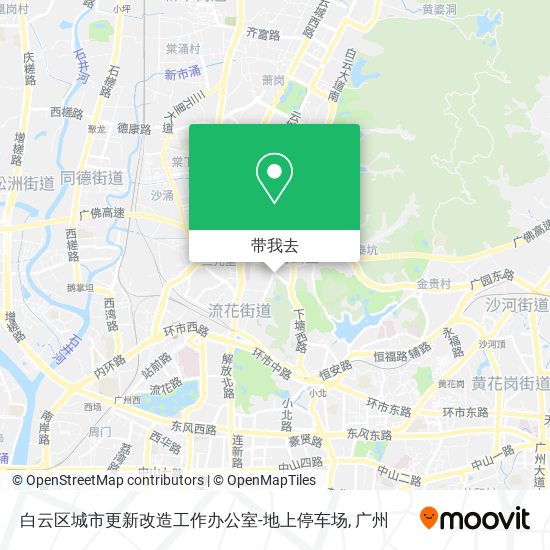 白云区城市更新改造工作办公室-地上停车场地图