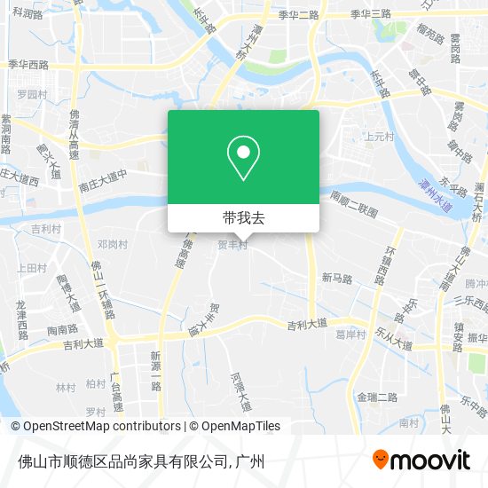 佛山市顺德区品尚家具有限公司地图
