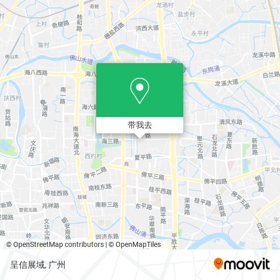 呈信展域地图