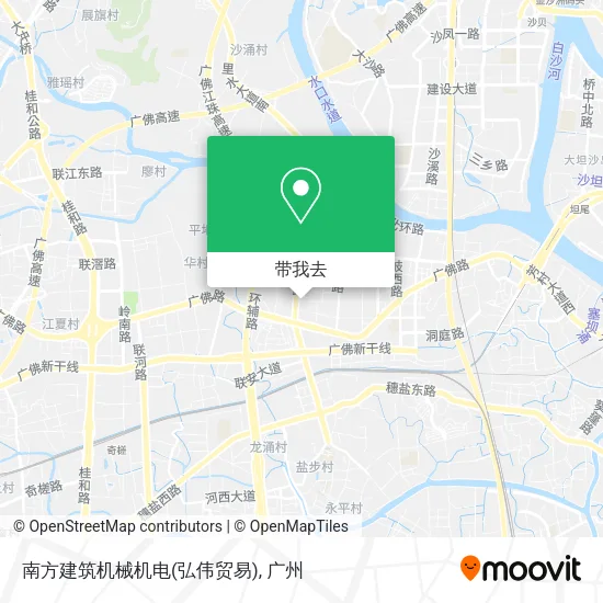 南方建筑机械机电(弘伟贸易)地图